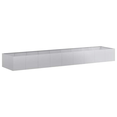 Vidaxx Pflanzgefäß 360x80x40 cm aus verzinktem Stahl
