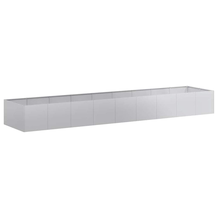 Vidaxx Pflanzgefäß 360x80x40 cm aus verzinktem Stahl