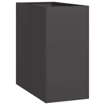 Vidaxx Pflanzgefäß 40x80x80 cm Stahl schwarz