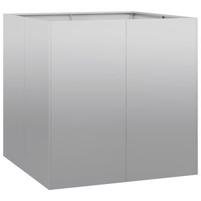 Vidaxx Pflanzgefäß 80x80x80 cm aus verzinktem Stahl