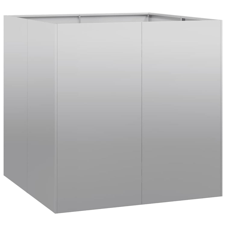 Vidaxx Pflanzgefäß 80x80x80 cm aus verzinktem Stahl
