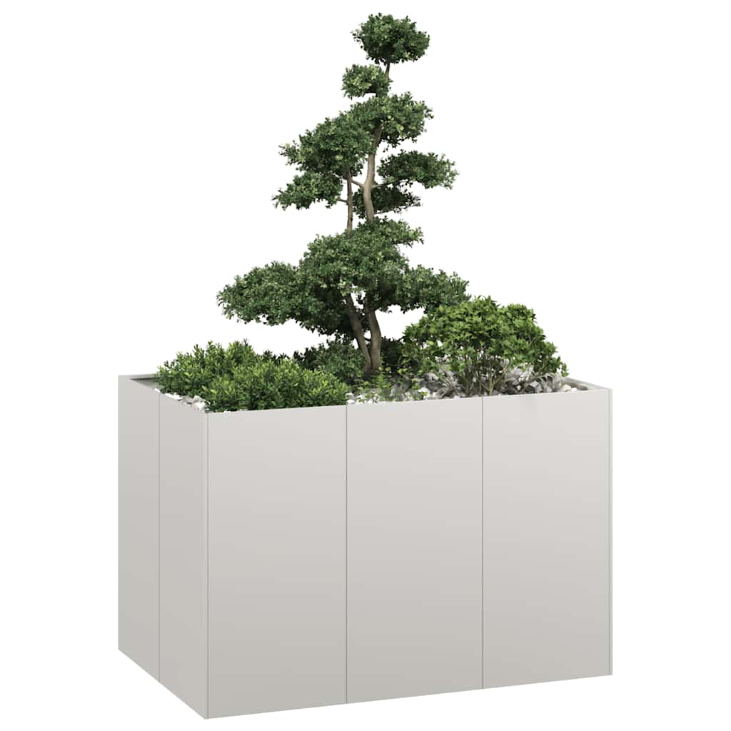Vidaxx Pflanzgefäß 120x80x80 cm Edelstahl