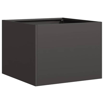 Vidaxx Pflanzgefäß 40x40x30 cm Stahl schwarz