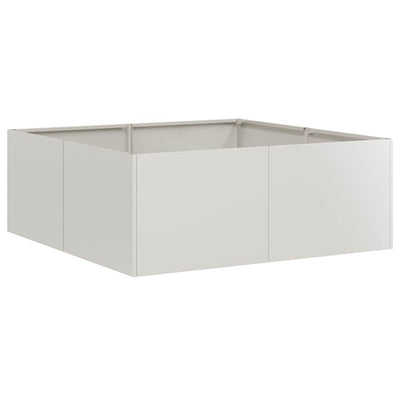 Vidaxx Pflanzgefäß 80x80x30 cm Edelstahl