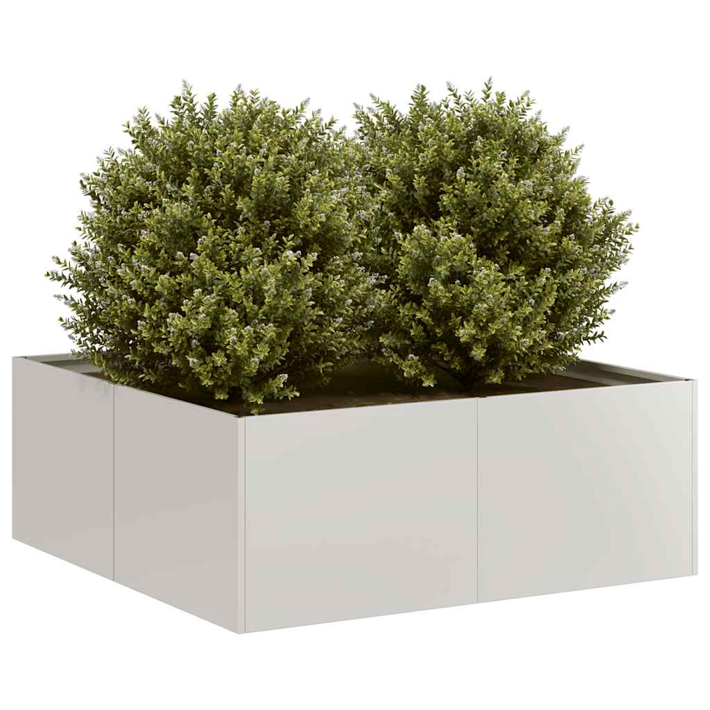 Vidaxx Pflanzgefäß 80x80x30 cm Edelstahl