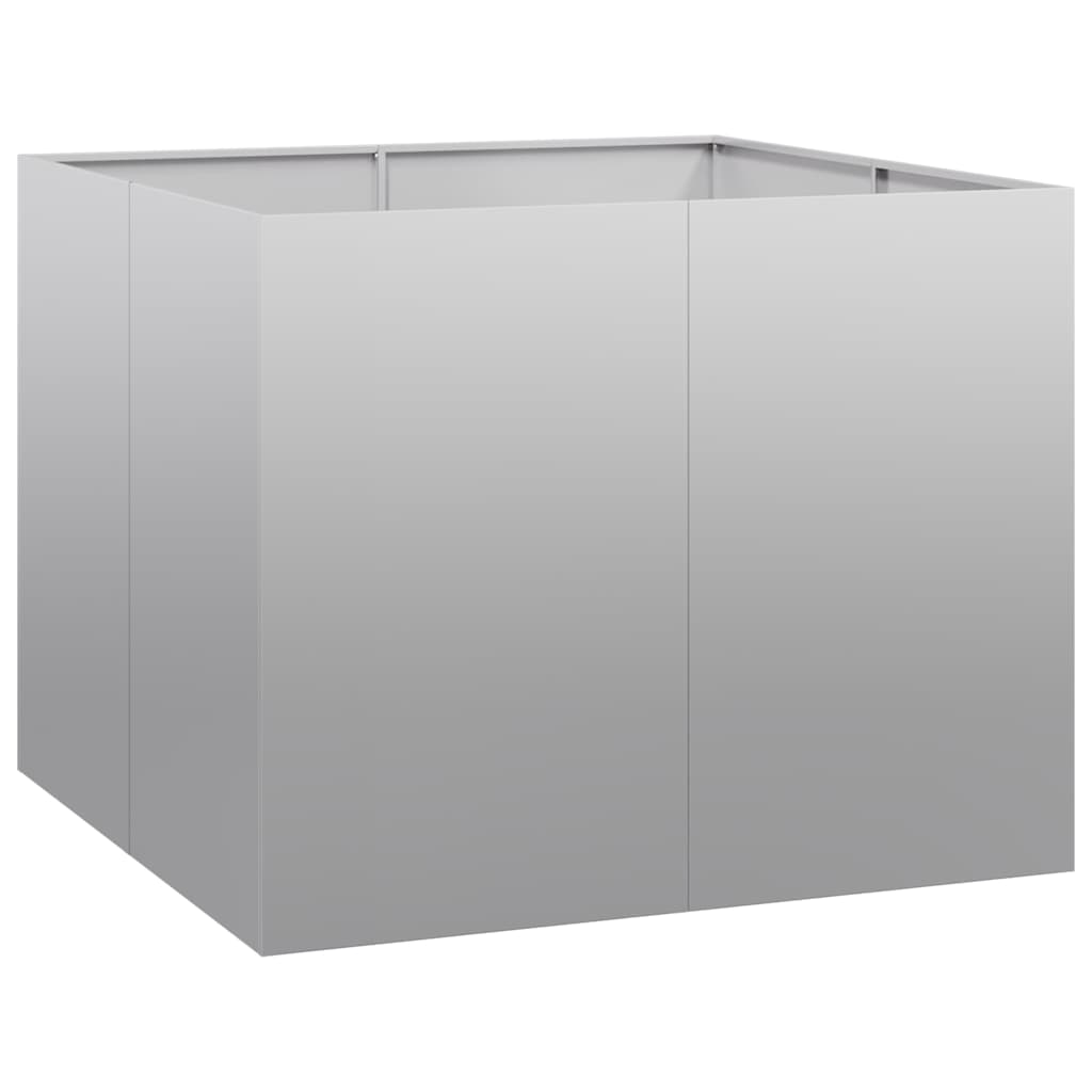 Vidaxx Pflanzgefäß 100x100x80 cm aus verzinktem Stahl
