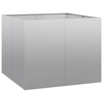 Vidaxx Pflanzgefäß 100x100x80 cm aus verzinktem Stahl