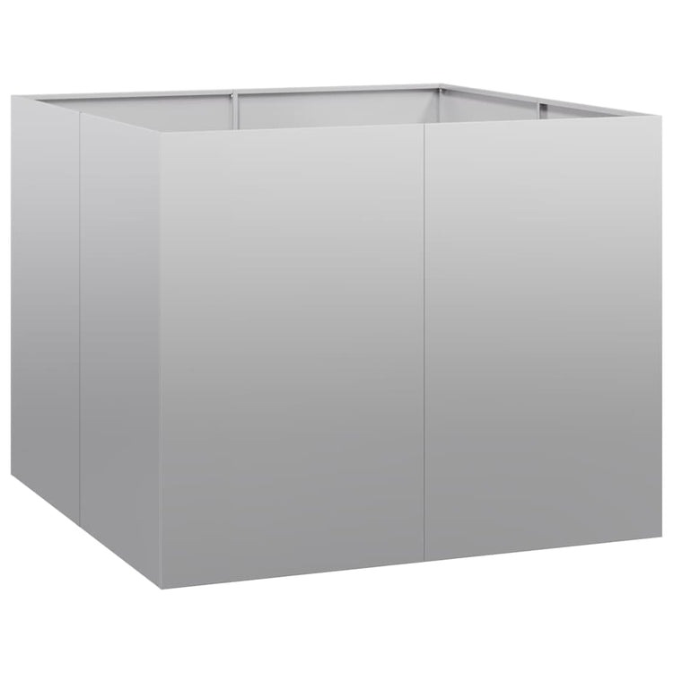 Vidaxx Pflanzgefäß 100x100x80 cm aus verzinktem Stahl