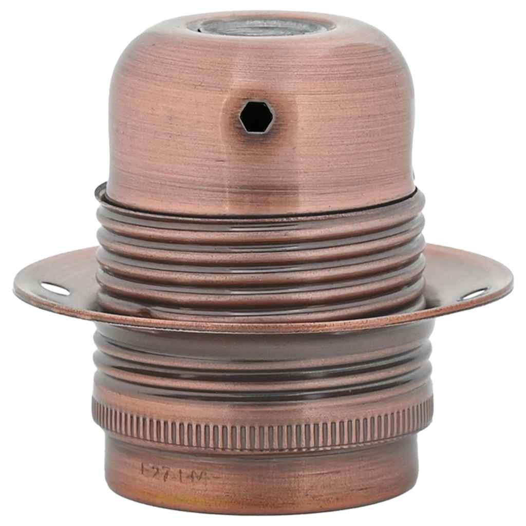 VidaXL Lampenfassungen 2 Stück Rotbronze E27