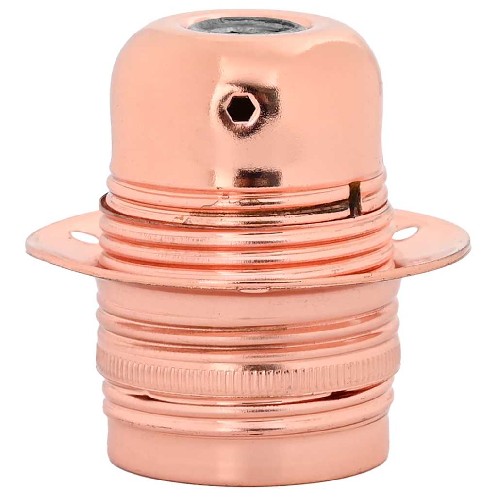 VidaXL Lampenfassungen 2 Stück Roségold E27