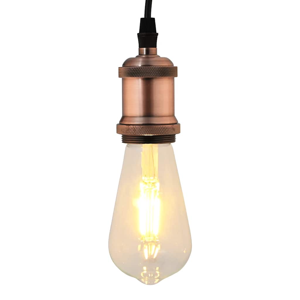 VidaXL Lampenfassungen 2 Stück Rotbronze E27