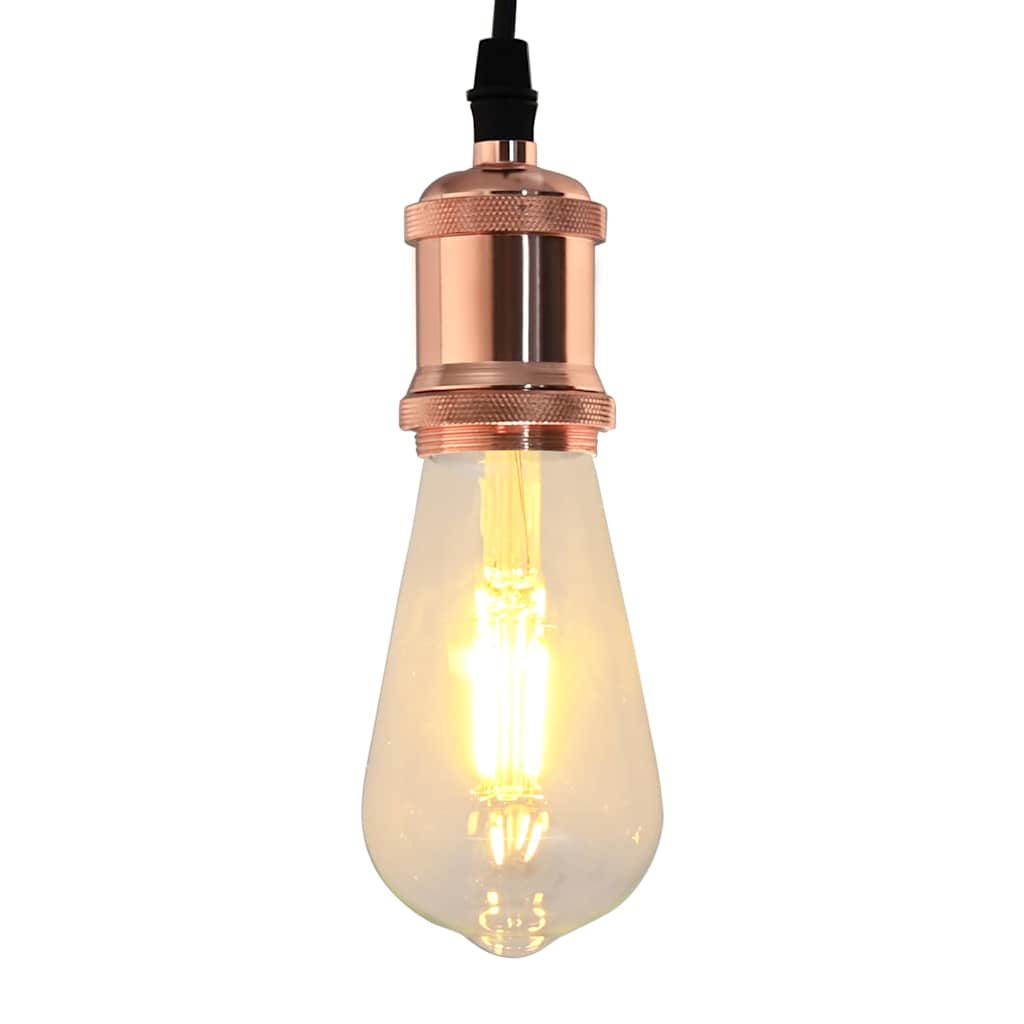 VidaXL Lampenfassungen 2 Stück Roségold E27