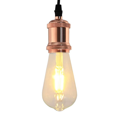 VidaXL Lampenfassungen 2 Stück Roségold E27