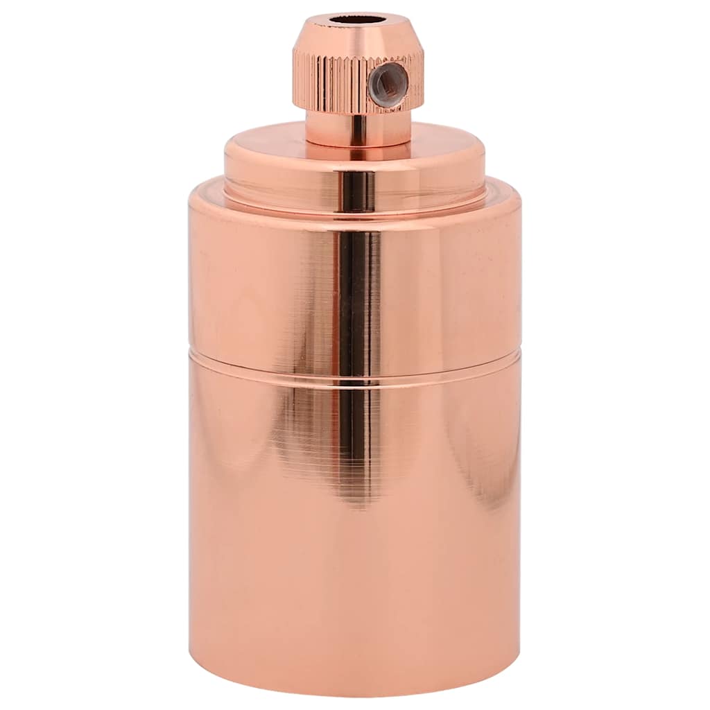 VidaXL Lampenfassungen 2 Stück Roségold E27