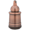 VidaXL Lampenfassungen 2 Stück Rotbronze E27