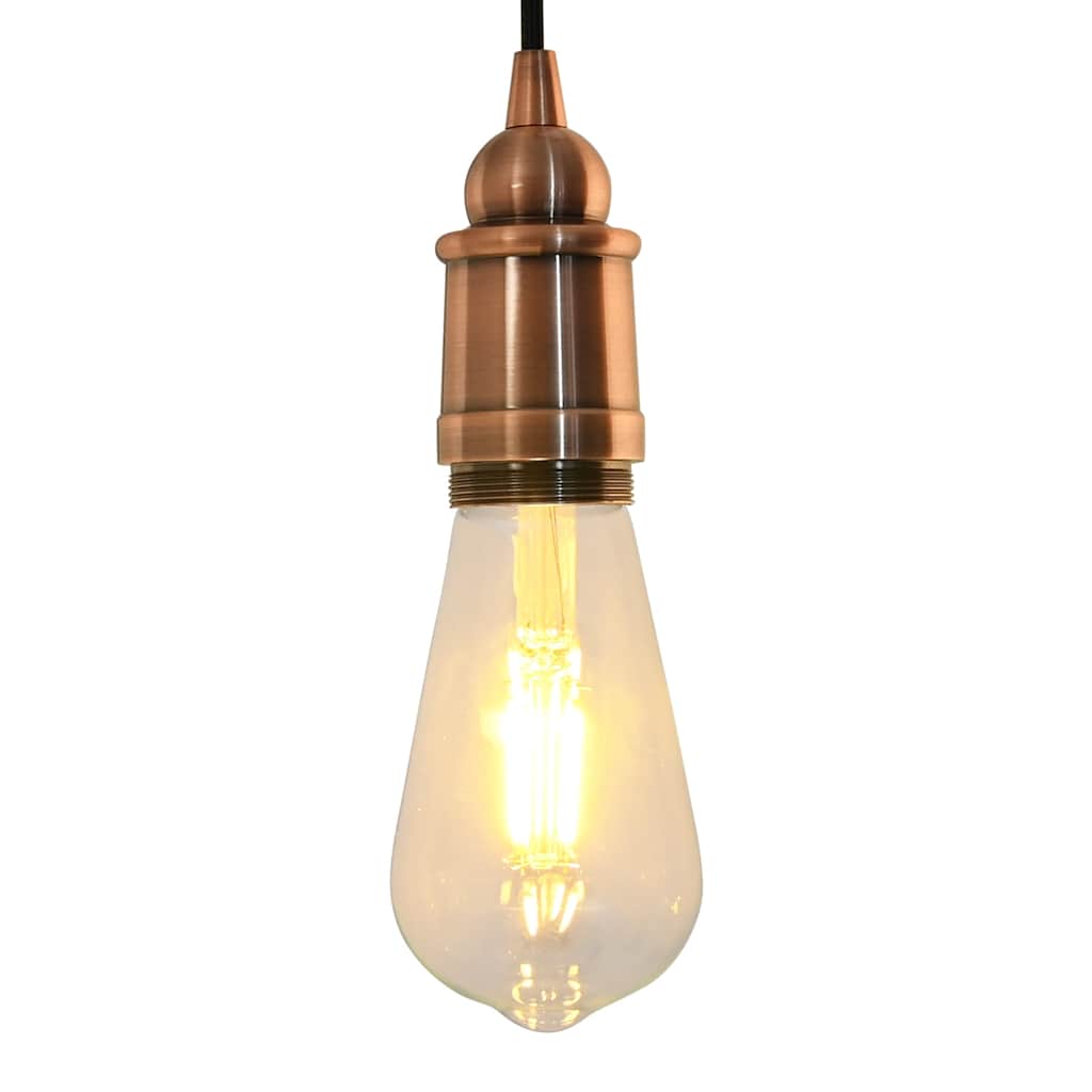 VidaXL Lampenfassungen 2 Stück Rotbronze E27