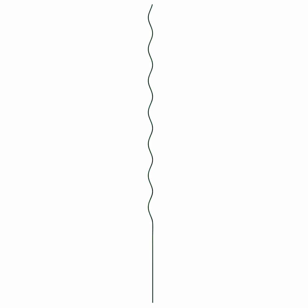 VidaXL Pflanzenstütze 5 Stück grün 110 x 0,6 x 0,6 cm Stahl