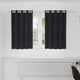 Vidaxl Verdunkelungsvorhänge 2 Stück schwarz 140 x 140 cm Samt