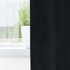 Vidaxl Verdunkelungsvorhänge 2 Stück schwarz 140 x 245 cm Samt