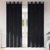 Vidaxl Verdunkelungsvorhänge 2 Stück schwarz 140 x 260 cm Samt