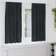 Vidaxl Verdunkelungsvorhänge 2 Stück schwarz 140 x 175 cm Samt