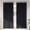 Vidaxl Verdunkelungsvorhänge 2 Stück schwarz 140 x 245 cm Samt