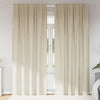 Vidaxl Verdunkelungsvorhänge 2 Stück Creme 140 x 225 cm Samt
