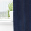 Vidaxl Verdunkelungsvorhänge 2 Stück dunkelblau 140 x 175 cm Samt