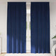Vidaxx Verdunkelungsvorhänge 2 Stück dunkelblau 140 x 225 cm Samt