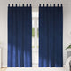Vidaxl Verdunkelungsvorhänge 2 Stück dunkelblau 140 x 260 cm Samt