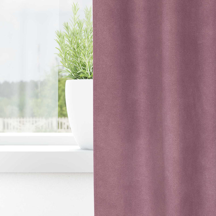 Vidaxx Verdunkelungsvorhänge 2 Stück dunkelrosa 140 x 260 cm Samt