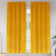 Vidaxl Verdunkelungsvorhänge 2 Stück Senfgelb 140 x 245 cm Samt