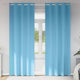 Vidaxl Verdunkelungsvorhänge mit Ringen 2 Stück Hellblau 260 x 140 cm
