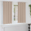 VidaXL Verdunkelungsvorhänge mit Ringen 2 Stück Taupe 175 x 140 cm