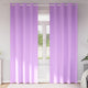 Vidaxl Verdunkelungsvorhänge mit Ringen 2 Stück lila 245 x 140 cm