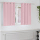 VidaXL Verdunkelungsvorhänge mit Ringen 2 Stück Babyrosa 140 x 140 cm
