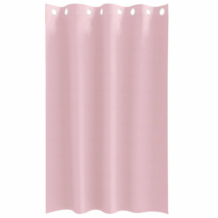 Vidaxl Verdunkelungsvorhänge mit Ringen 2 Stück Babyrosa 175 x 140 cm