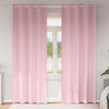 VidaXL Verdunkelungsvorhänge mit Ringen 2 Stück Babyrosa 225 x 140 cm