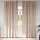 Vidaxxl Verdunkelungsvorhänge mit Ringen 2 Stück Taupe 225 x 140 cm