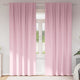 Vidaxl Verdunkelungsvorhänge mit Ringen 2 Stück Babyrosa 260 x 140 cm