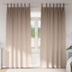 VidaXL Verdunkelungsvorhänge mit Ringen 2 Stück Taupe 260 x 140 cm