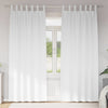 VidaXL Verdunkelungsvorhänge mit Ringen 2 Stück reinweiß 245 x 140 cm