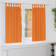 VidaXL Verdunkelungsvorhänge mit Ringen 2 Stück leuchtend orange 175 x 140 cm