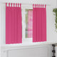 Vidaxl Verdunkelungsvorhänge mit Ringen 2 Stück leuchtend rosa 175 x 140 cm