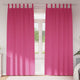 Vidaxl Verdunkelungsvorhänge mit Ringen 2 Stück leuchtend rosa 225 x 140 cm