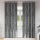 VidaXL Samtvorhänge mit Gardinen 2 Stück Grau 225 x 140 cm Samt