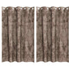 VidaXL Samtvorhänge 2 Stück Cappuccino 175 x 140 cm Samt