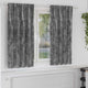 VidaXL Samtvorhänge mit Gardinen 2 Stück Grau 175 x 140 cm Samt