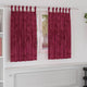 VidaXL Samtvorhänge 2 Stk. Weinrot 140 x 140 cm Samt