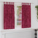 VidaXL Samtvorhänge 2 Stk. Weinrot 175 x 140 cm Samt